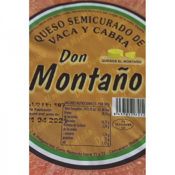 Queso Don Montaño Cabra-Vaca (en...